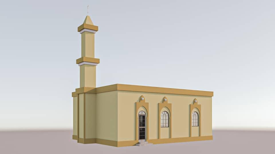 A 100 Square Meter Mosque