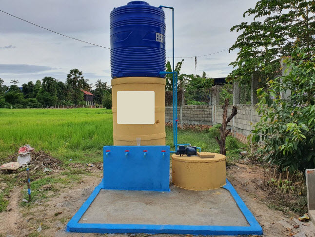 A Well With Electric Pump (20-30 Metres) And 1000 Liter Water Tank