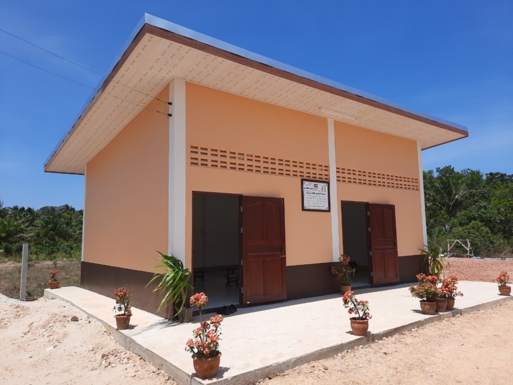 A School Consisting Of One Classroom Made Of Reinforced Concrete