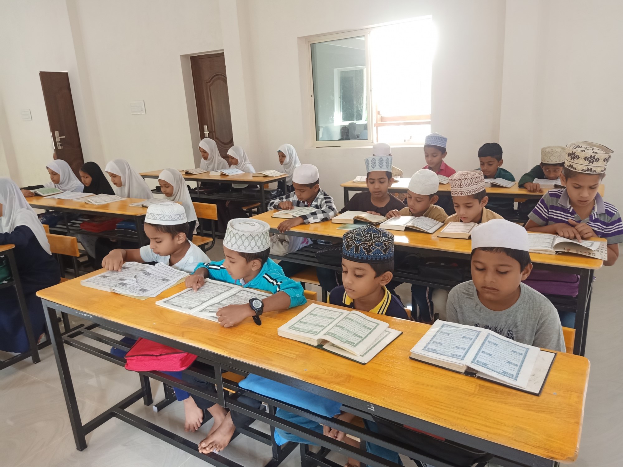 A Two-class School With A Reinforced Roof