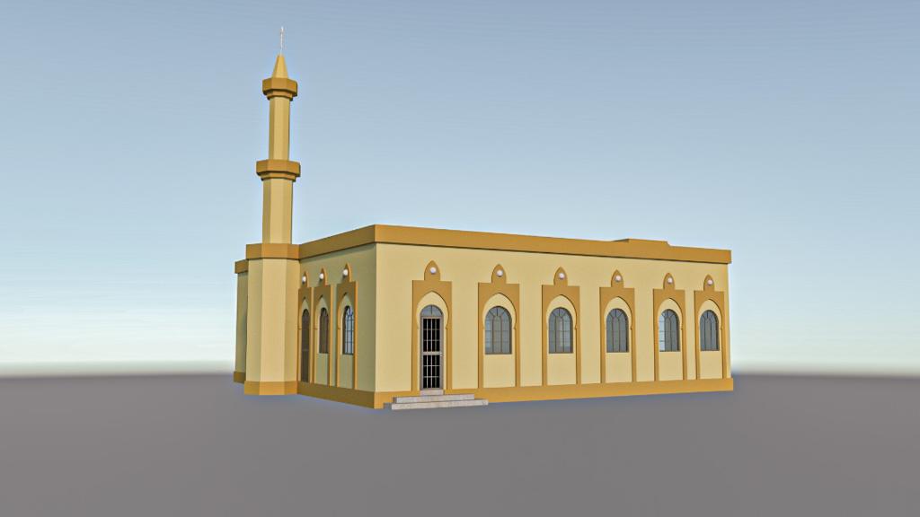 A 200 Square Meter Mosque